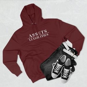 Assets over Liabilities Sweatshirt Sweater Pullover Hoodie Cryptocurrency BTC